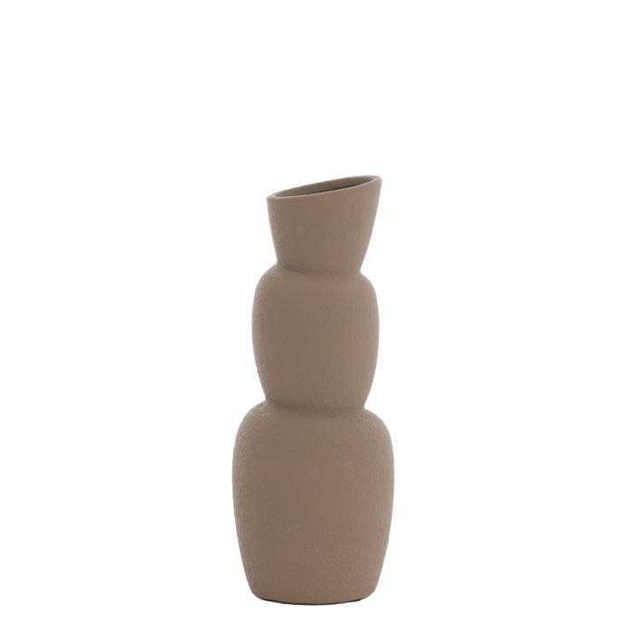 Vase Ø14,5x37,5 cm ARAM ceramics brown