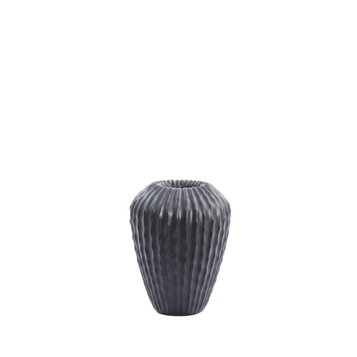 Vase deco Ø29x37 cm CACTI matt black