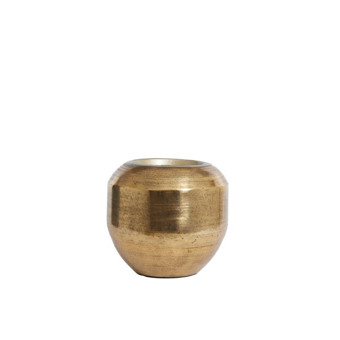 Pot deco Ø40x37 cm LOUIE antique gold