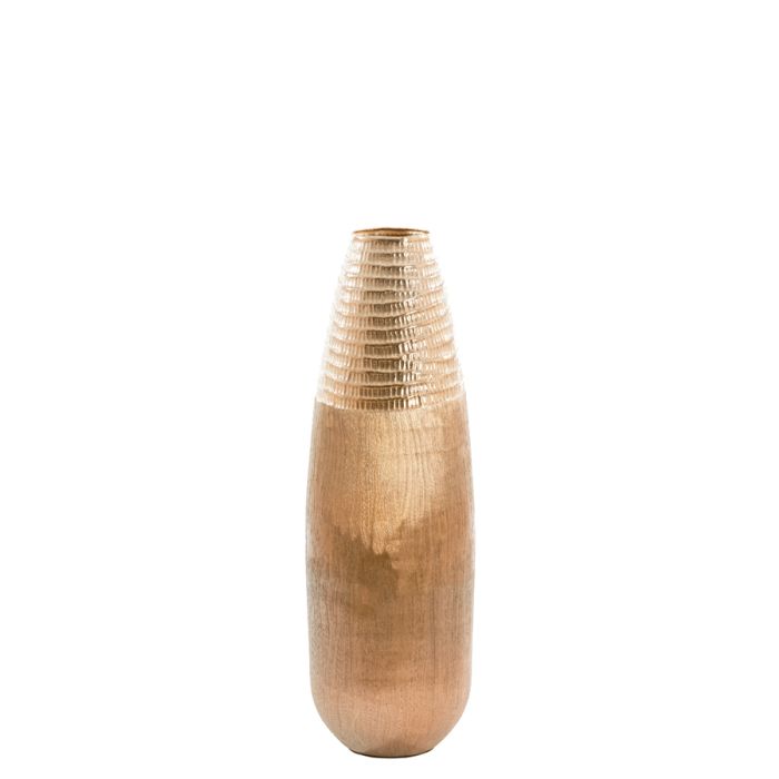 Vase deco Ø25x74 cm MAZAN gold
