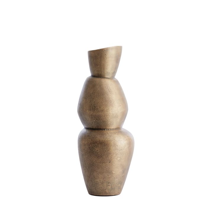 Vase deco Ø17x46,5 cm MALILI antique bronze