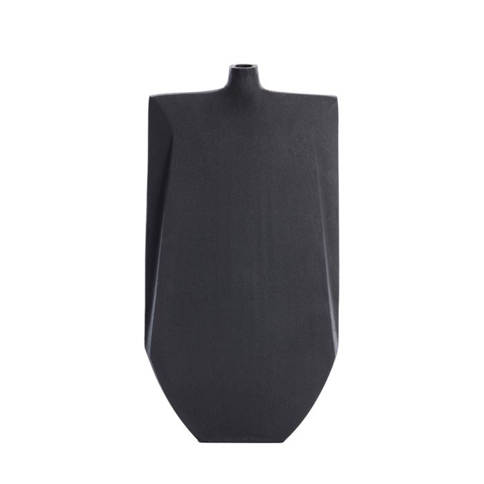 Vase deco 25x8x51 cm MAKAHA matt black