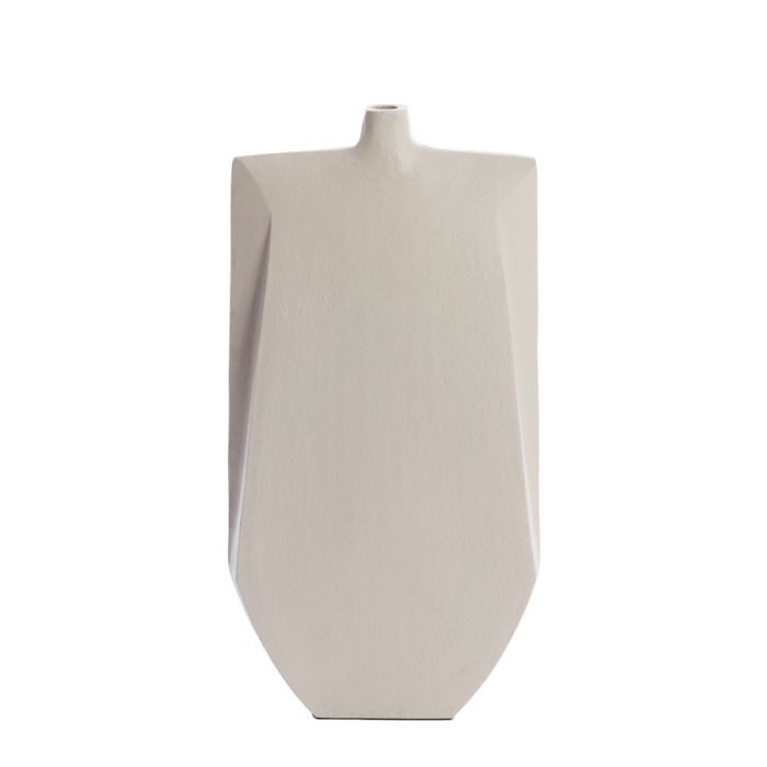 Vase deco 25x8x51 cm MAKAHA cream