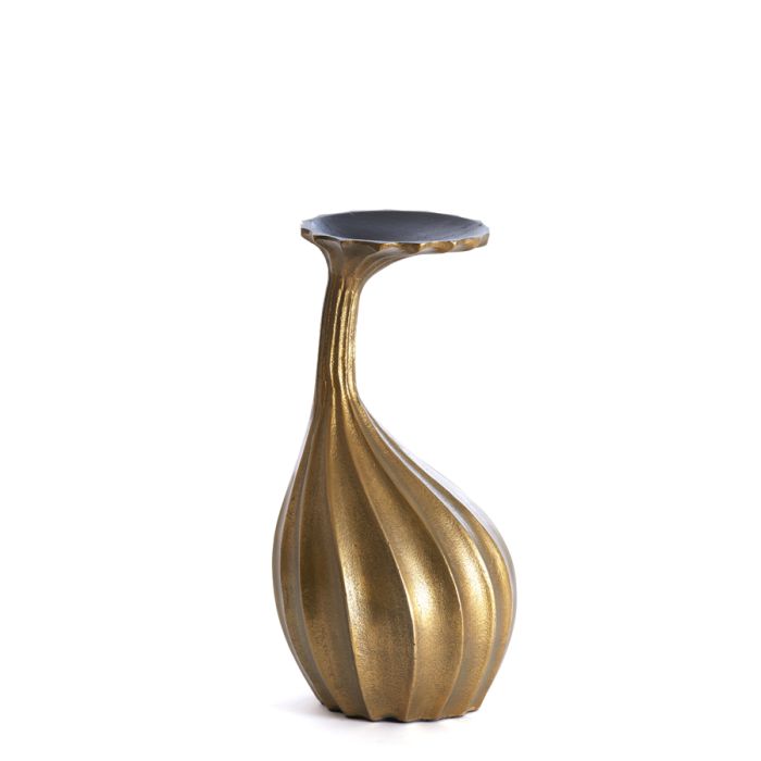 Vase deco 19x19x38 cm NYOKO antique bronze