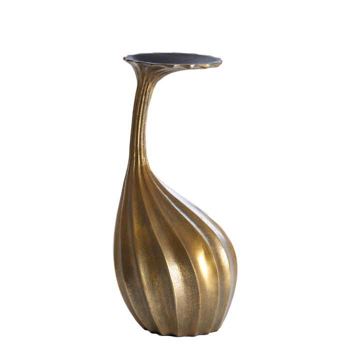 Vase deco 20x20x48 cm NYOKO antique bronze