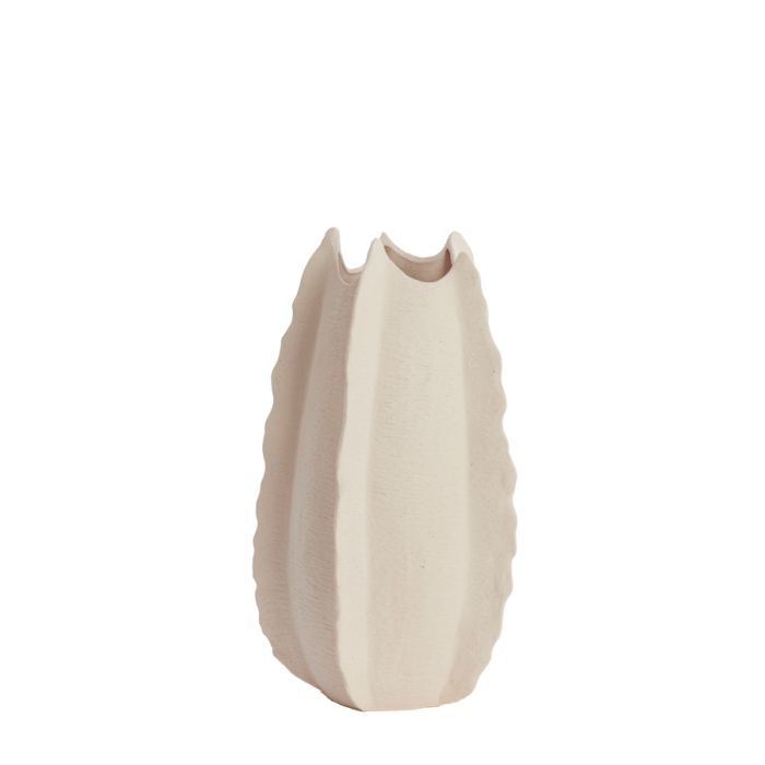 Vase deco Ø31x53 cm KELAPA ceramics cream
