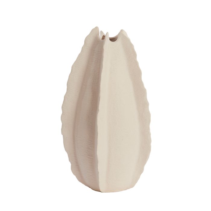 Vase deco 37x36x66,5 cm KELAPA ceramics cream