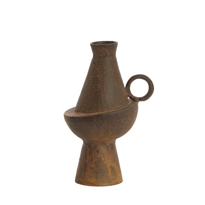 Vase deco 13x11x20,5 cm MOSIMA antique brown