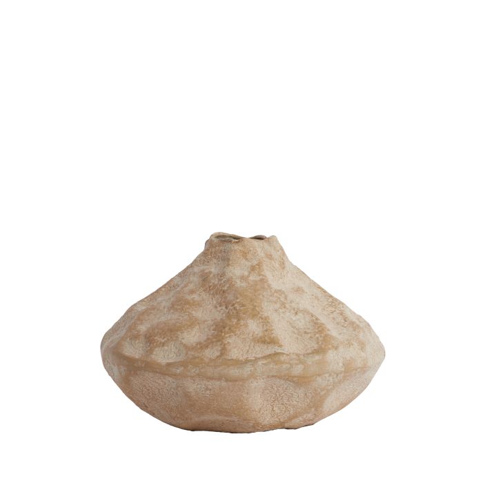 Vase deco 29x28,5x19,5 cm MARZOKA antique sand