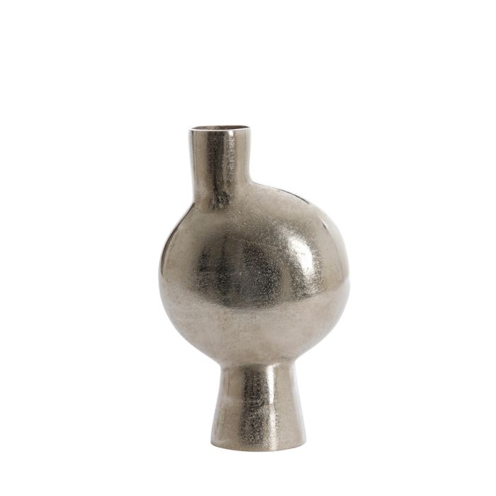 Vase deco 8x17x26 cm BENOA raw nickel