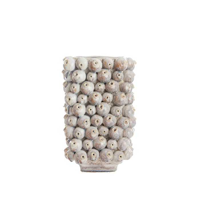 Vase deco 24,5x18,5x37,5 cm NITALI ceramics sand