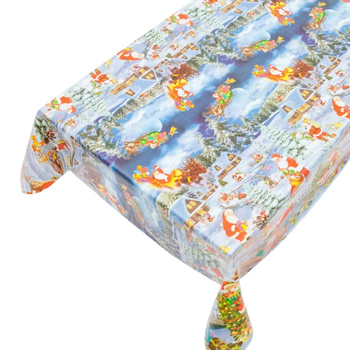 Santa Pvc Tablecloth multi 140x250cm