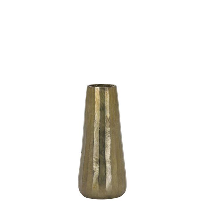 Vase deco Ø13x29 cm DURANGO raw antique bronze