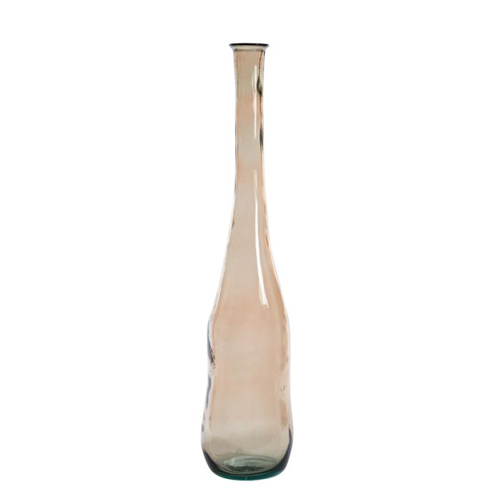 Vase Ø18x100 cm VONIGO glass shiny light brown