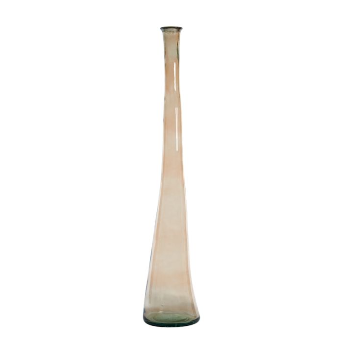 Vase Ø18x120 cm VONIGO glass shiny light brown