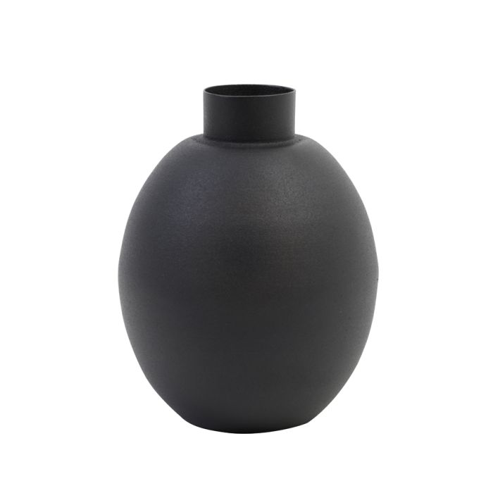 Vase deco Ø12x16 cm BINCO matt black