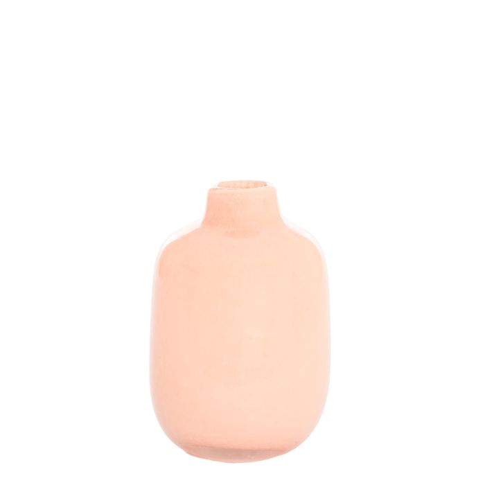 Vase Ø12x18,5 cm DAKAR glass pink