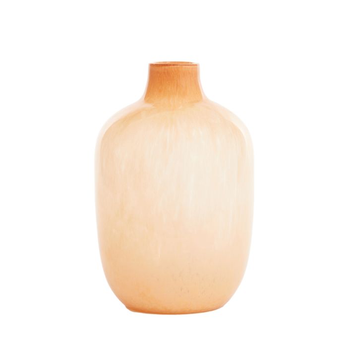 Vase Ø16x25 cm DAKAR glass light brown