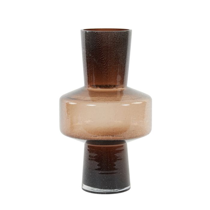 Vase Ø23,5x42 cm TRASMO glass brown
