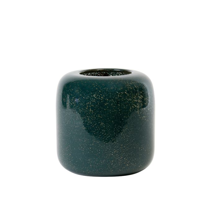 Vase Ø19,5x20,5 cm FIORELLA glass petrol