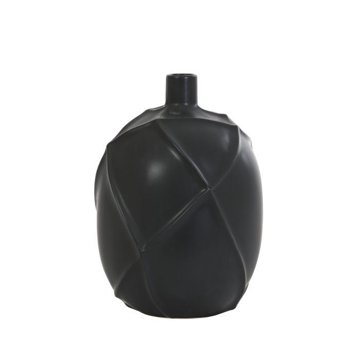 Vase deco Ø23x32 cm VENTANO ceramics matt black