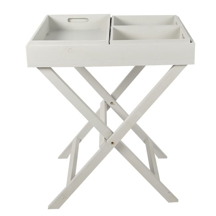 Side table with trays 60x40x73 cm - pcs     