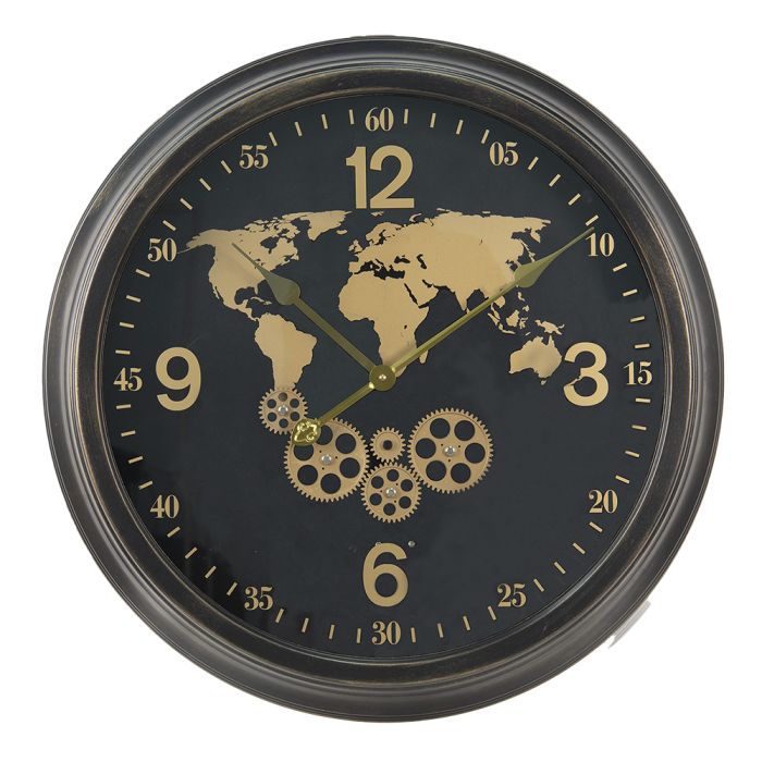 Wall clock Ø 64x11 cm / 1xAA / 1xC - pcs