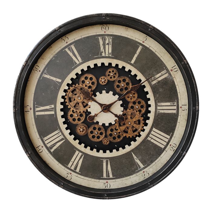 Wall clock Ø 76x8 cm / 3xAA - pcs