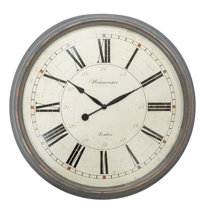 Wall clock Ø 76x6 cm / 1xAA - pcs