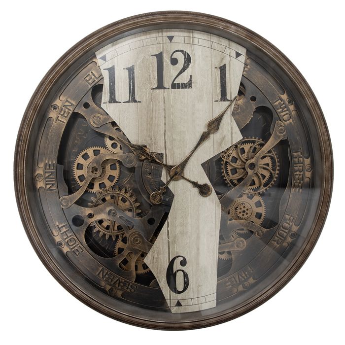 Wall clock Ø 76x10 cm / 3xAA - pcs