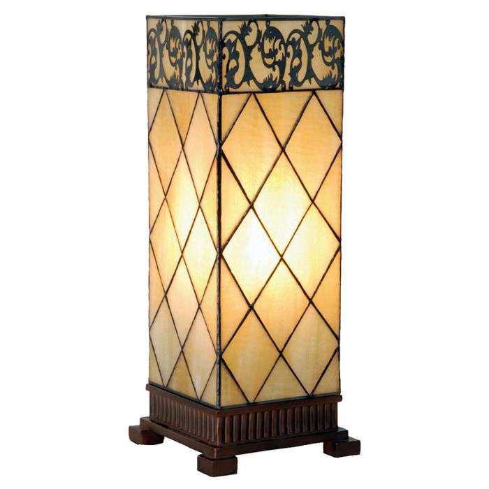 Table lamp Tiffany 18x18x45 cm E27/max 1x40W - pcs     