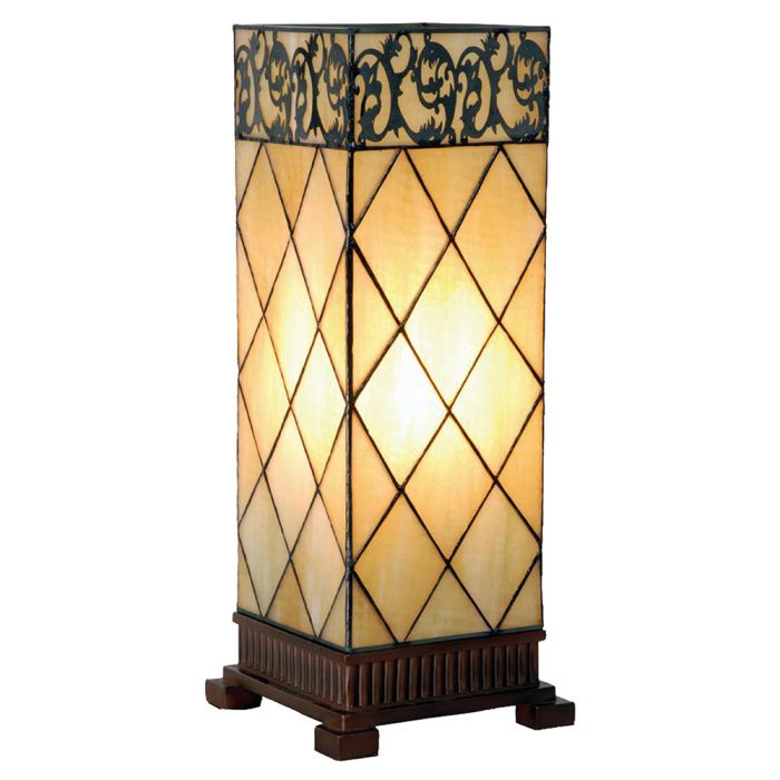 Table lamp Tiffany 18x18x45 cm E27/max 1x40W - pcs