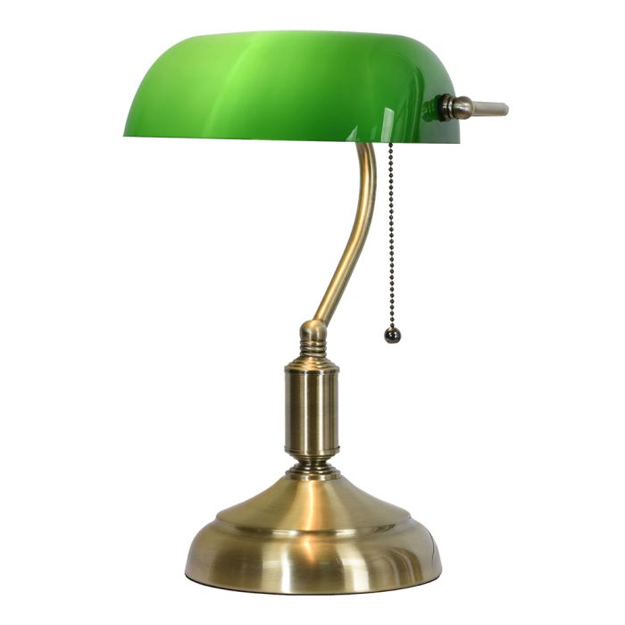 Desk light green 27x17x41 cm E27/max 1x60W - pcs