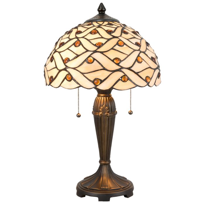 Table lamp Tiffany ? 30x50 cm E27/max 2x40W - pcs     