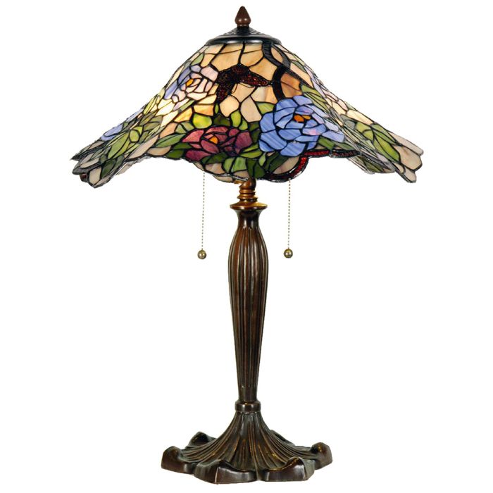 Table lamp Tiffany ? 46x60 cm E27/max 2x60W - pcs     