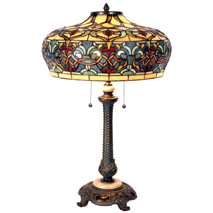 Table lamp Tiffany ? 47x71 cm E27/max 2x60W - pcs     