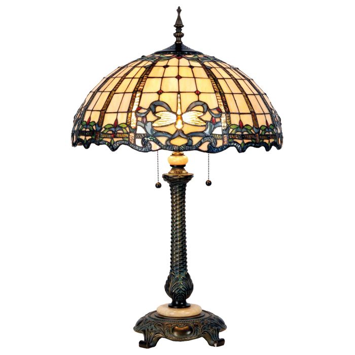 Table lamp Tiffany Ø 50x80 cm E27/max 2x60W - pcs