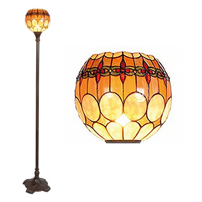 Floor lamp Tiffany ? 27x184 cm E27/max 1x60W - pcs     