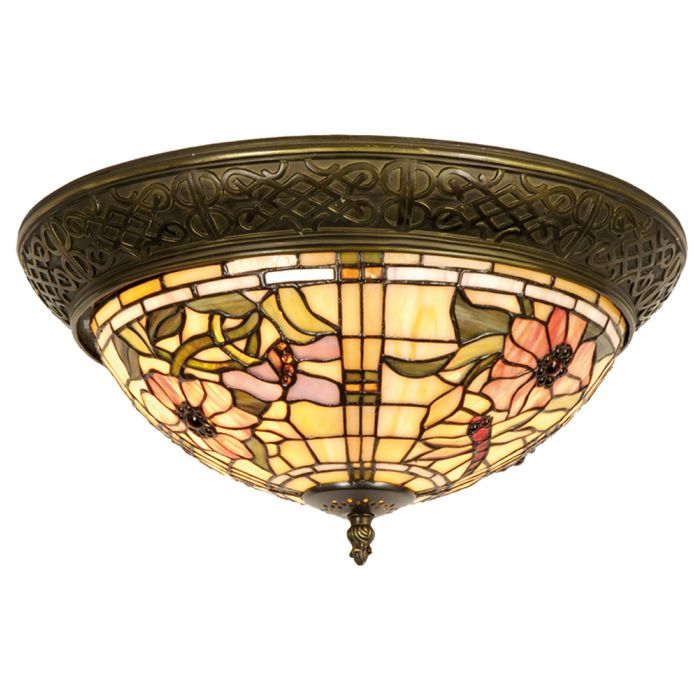 Ceiling light Tiffany Ø 38x19 cm E14/max 2x40W - pcs