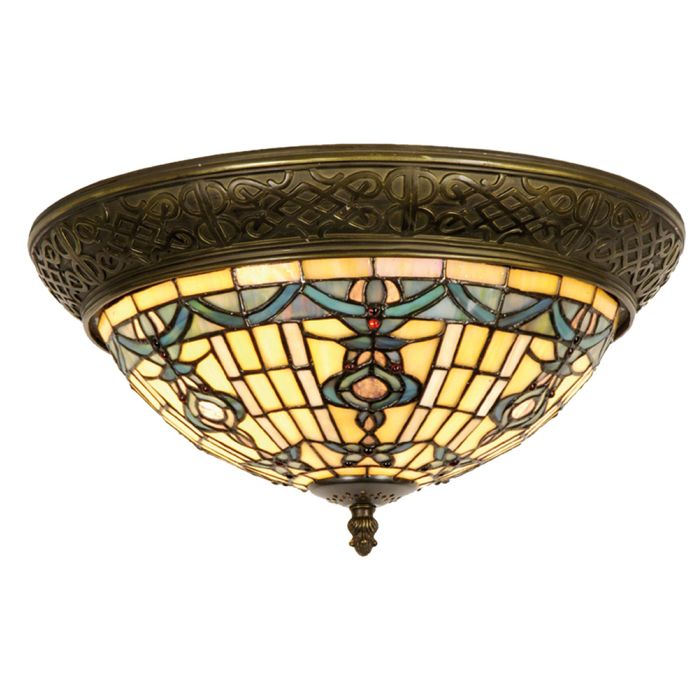 Ceiling light Tiffany Ø 38x19 cm E14/max 2x40W - pcs