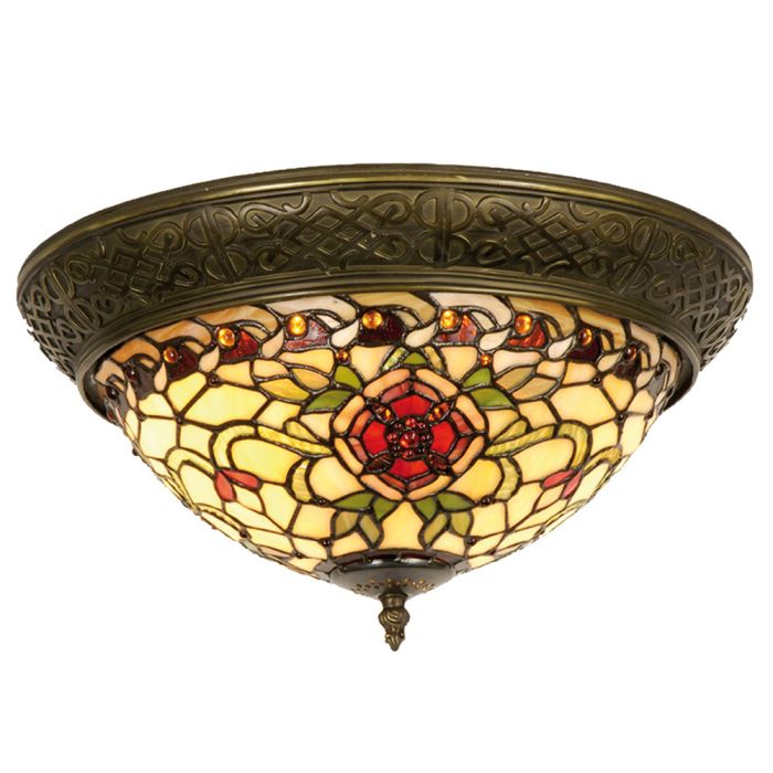 Ceiling light Tiffany Ø 38x19 cm E14/max 2x40W - pcs