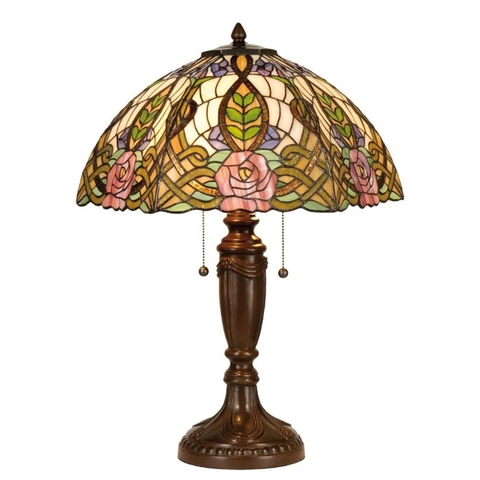 Table lamp Tiffany ? 47x61 cm E27/max 2x60W - pcs     
