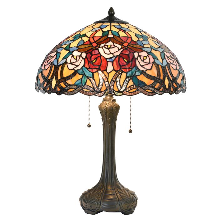 Table lamp Tiffany ? 46x64 cm E27/max 2x60W - pcs     