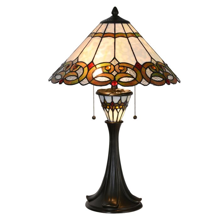 Table lamp Tiffany Ø 40x61 cm E27/max 2x40W - pcs