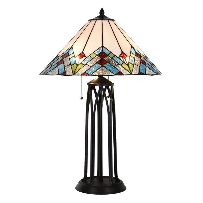 Table lamp Tiffany ? 51x75 cm E27/max 2x40W - pcs     