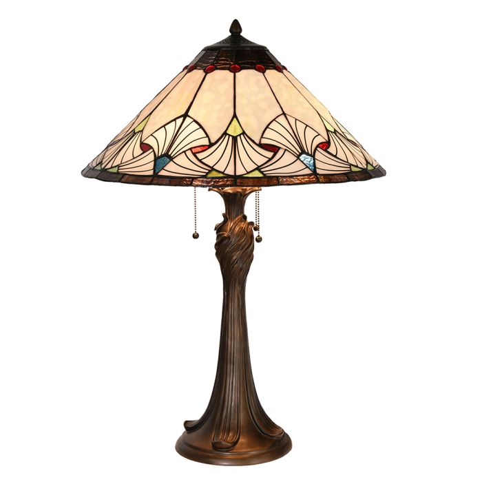 Table lamp Tiffany ? 51x78 cm E27/max 2x40W - pcs     