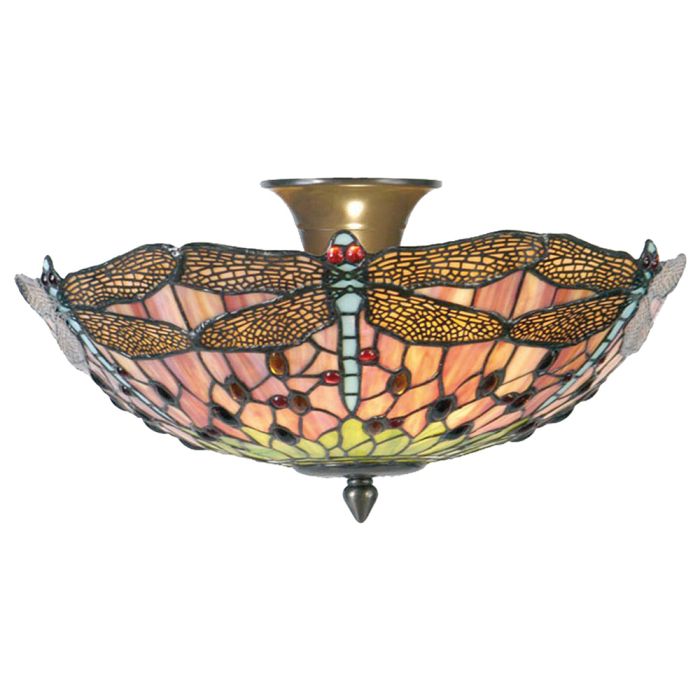 Ceiling light Tiffany Ø 40x23 cm E14/max 2x40W - pcs