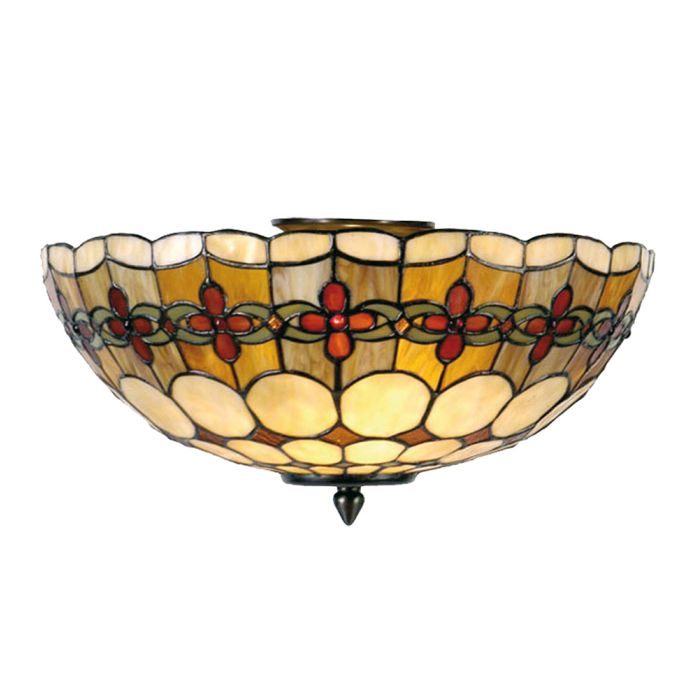 Ceiling light Tiffany Ø 40x24 cm E14/max 2x40W - pcs