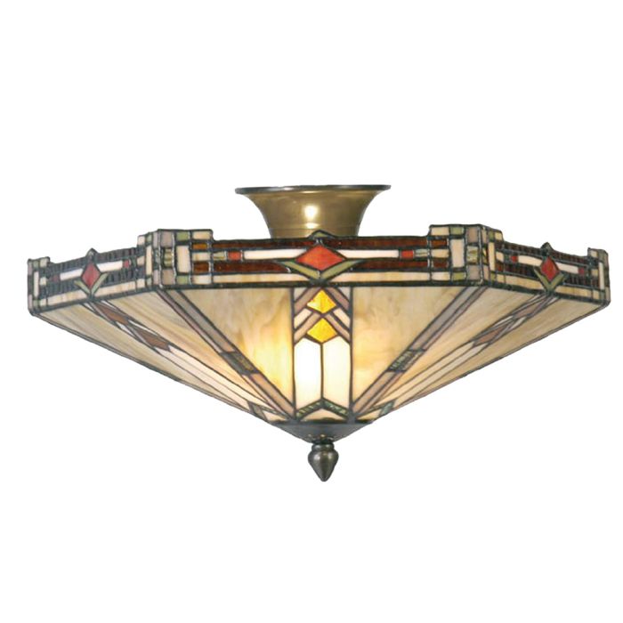 Ceiling light Tiffany Ø 40x23 cm E14/max 2x40W - pcs