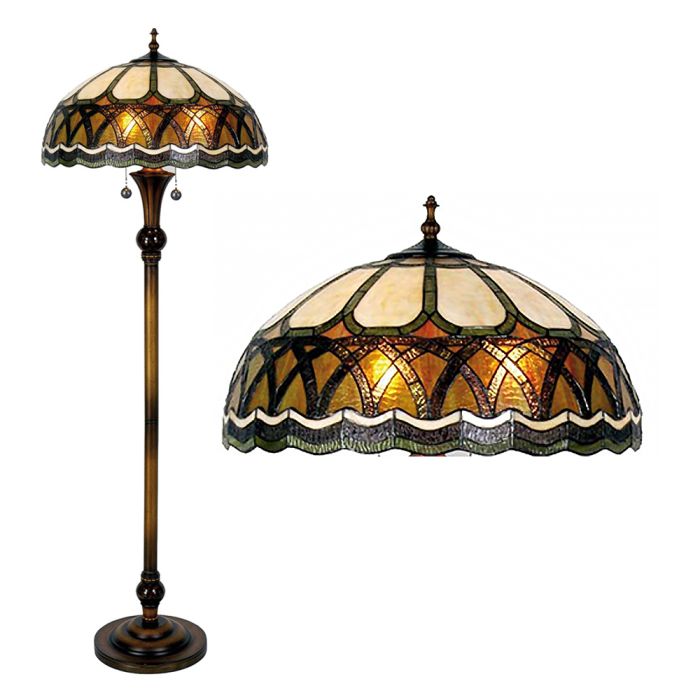 Floor lamp Tiffany Ø 56x164 cm E27/max 3x60W - pcs